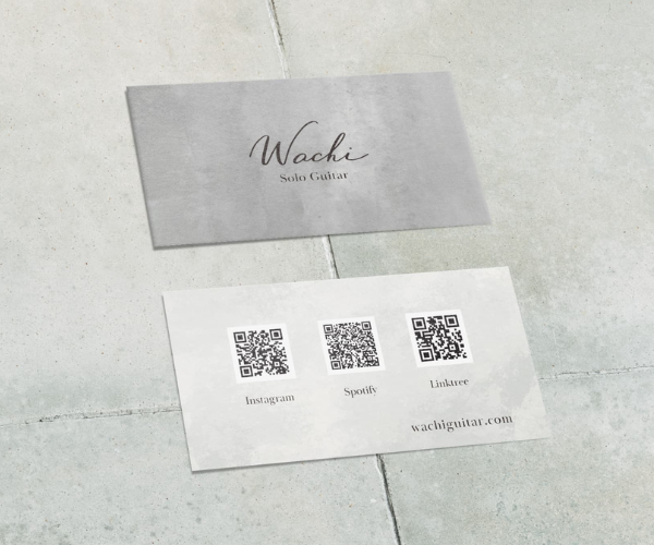 Wachi様ロゴ・カードサンプル